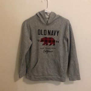 Old Navy kids grey hoodie